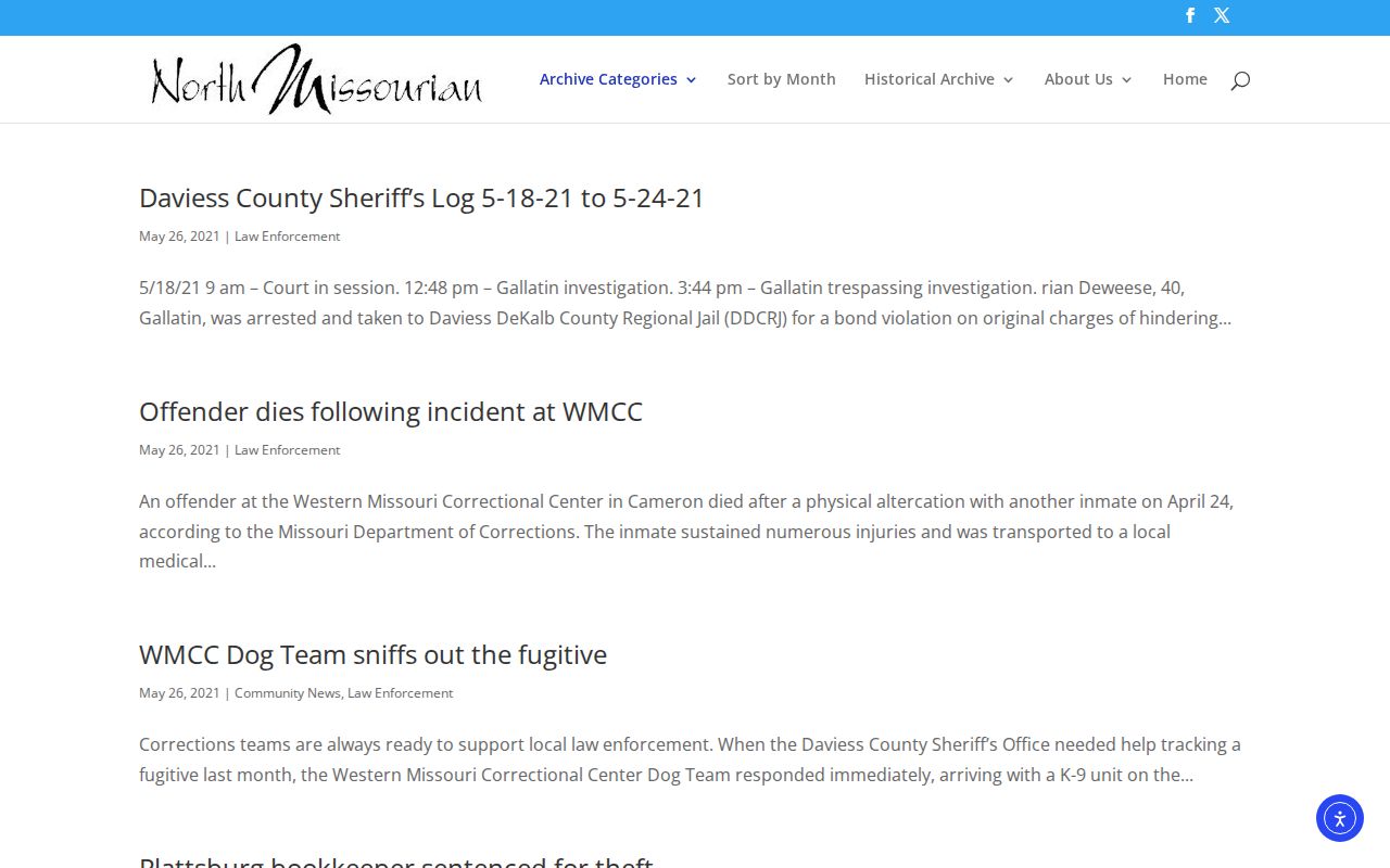 Daviess County law-enforcement news archive source