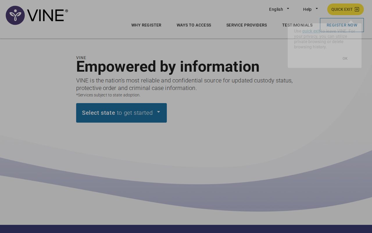 Daviess-DeKalb Regional Jail custody notification channel